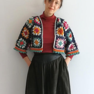 Cropped Granny Jacket (Aran)