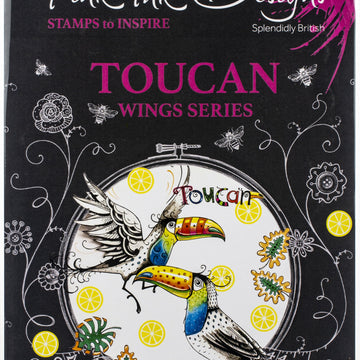 Creative Expressions Pink Ink Designs A5 Clear Stamp Set - Toucan