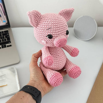 Pig Amigurumi Crochet Pattern PDF – Pig Soft Toy, Stuffed Animal Tutorial