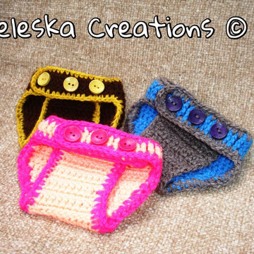 Baby crochet diaper cover