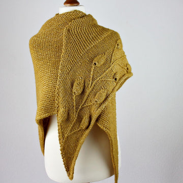 Golden Leaves Shawl