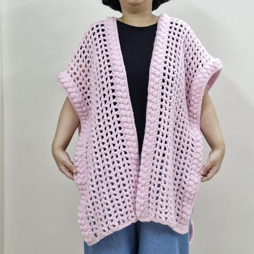 Rosebud Mist Ruana