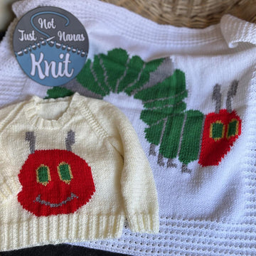 Caterpillar toddler sweater