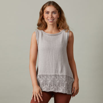 1329 Dogwood - Jumper Knitting Pattern for Women in Valley Yarns Westhampton