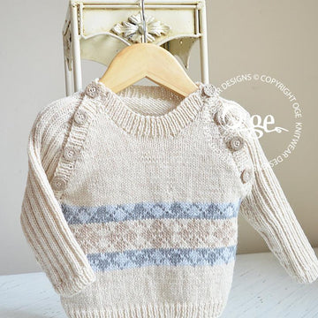 Trendy little man's sweater P091