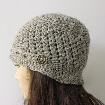 Easy Cloche with Button Trim
