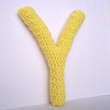 Capital Y Alphabet Letter Pattern