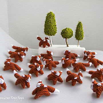 Waldorf foxes and 3 trees
