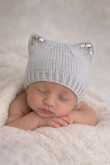 Silver Kitten Hat