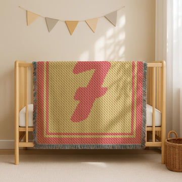 Lucky Number 7 Baby Blanket C2C CROCHET PATTERN