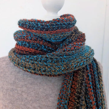 Crochet Textured Man Scarf Pattern