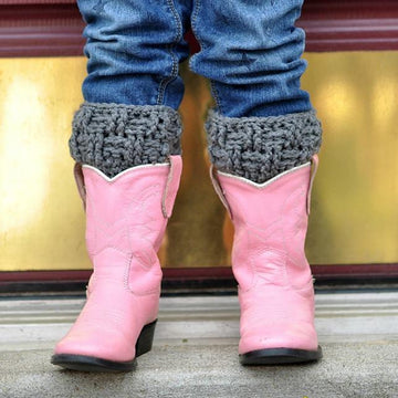 Texture Weave Boot Cuffs