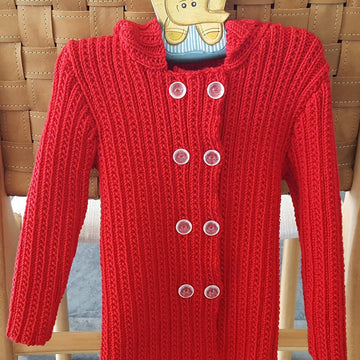 Paris - double breasted jacket with hood