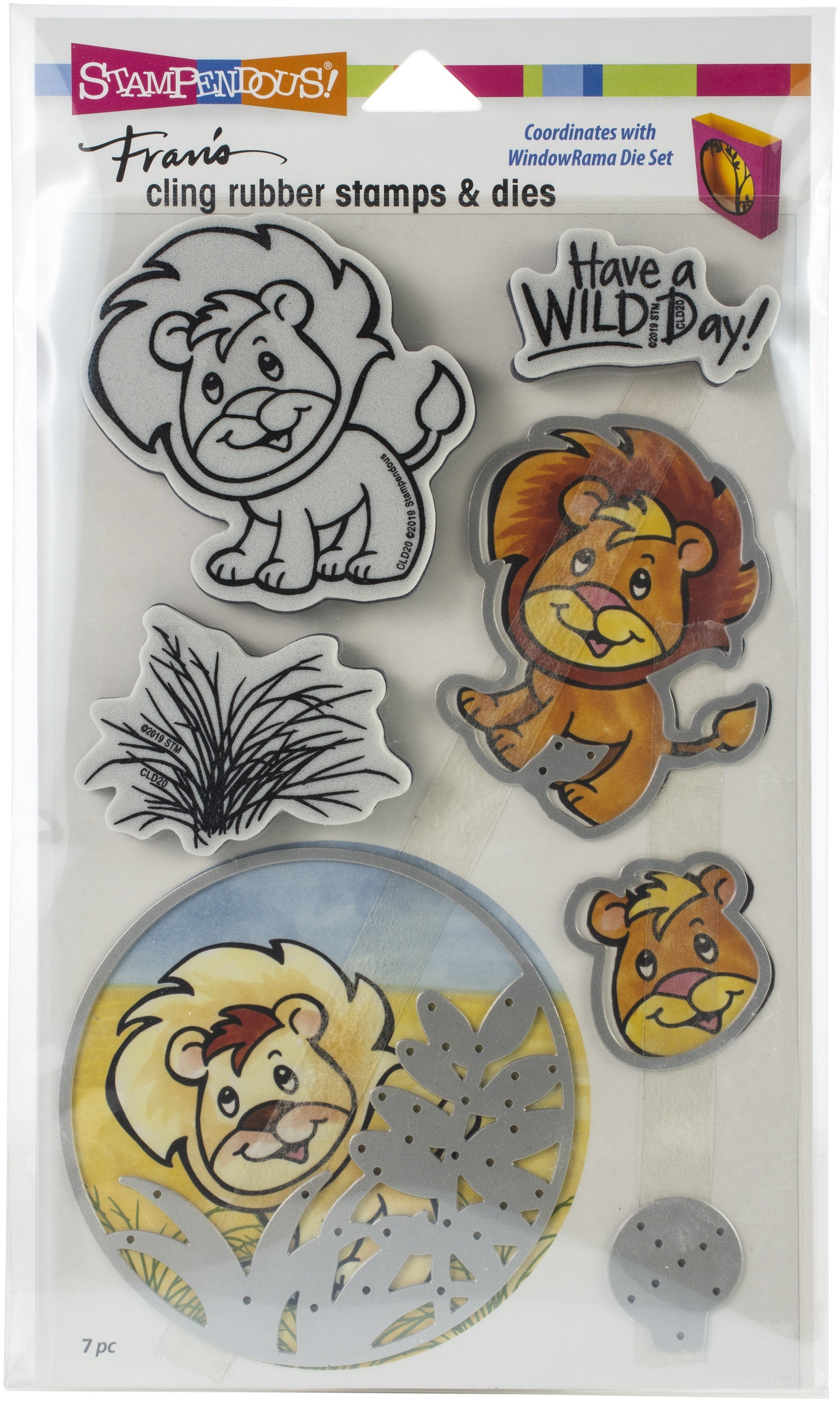 Stampendous Cling Stamp & Die Set - Lion