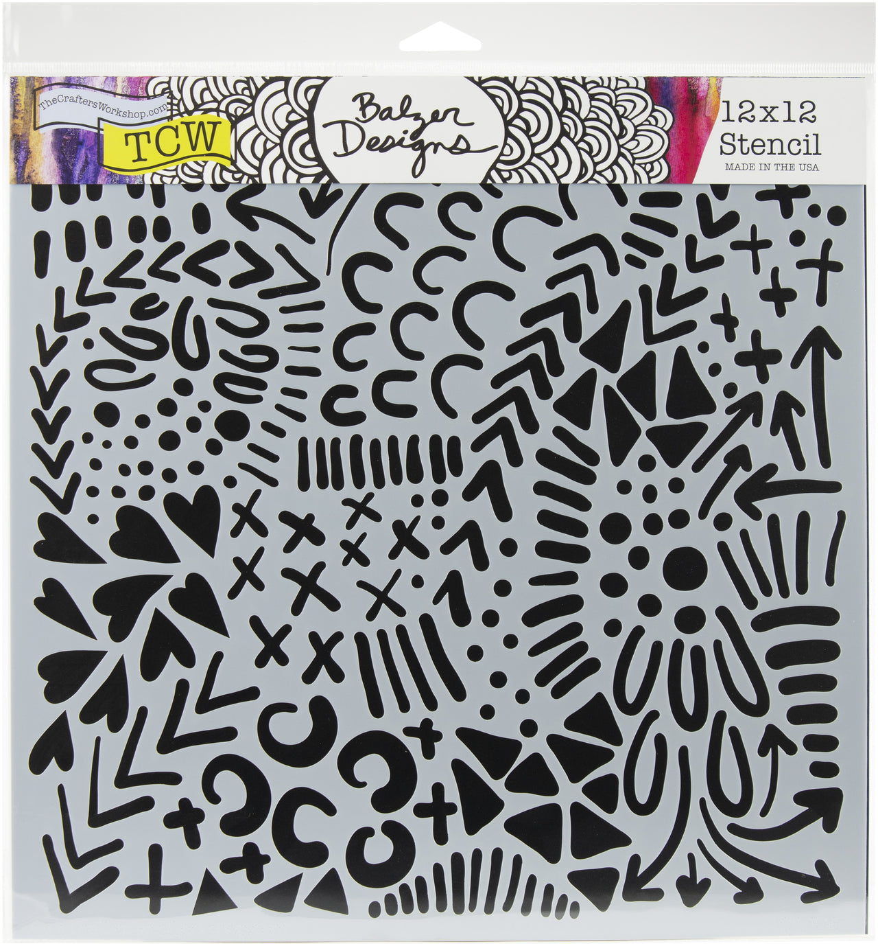 The Crafter's Workshop Crafter's Workshop Template 12"X12" - Texture Love