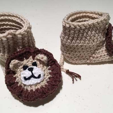 Crochet Animal Booties - Lion, Monster and Bunny Rabbit