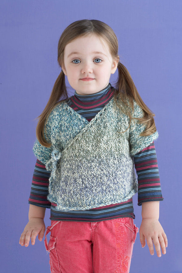 Baby Kimono in Lion Brand Homespun - 80868AD