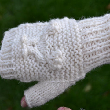 Fingerless Frog Mittens