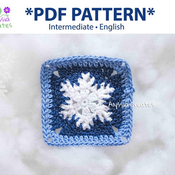 Small Snowflake Granny Square