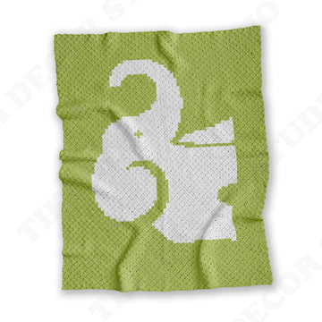 Baby Elephant Blanket C2C Diagonal Crochet Pattern Animal Graphgan