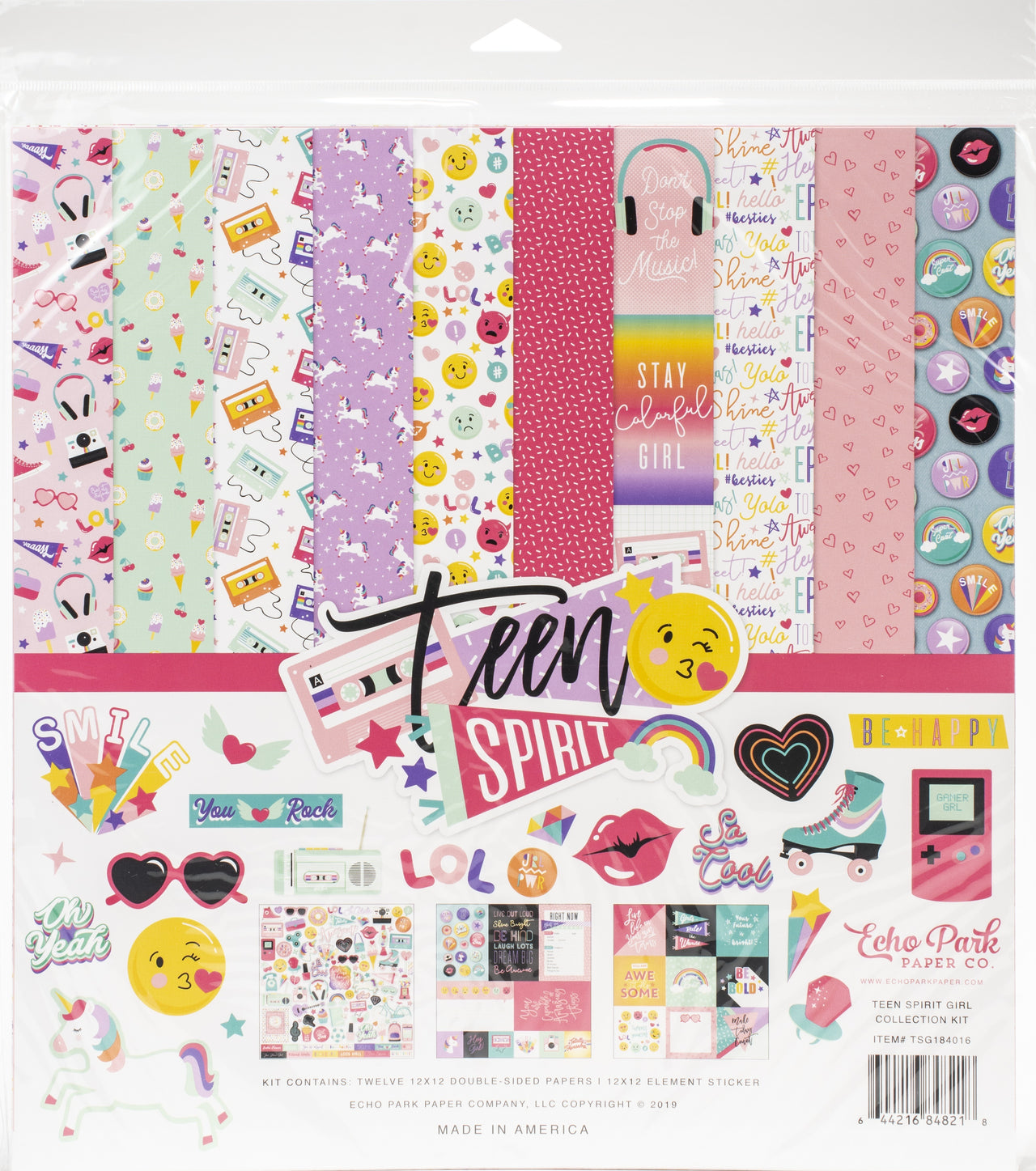 Echo Park Paper Echo Park Collection Kit 12"X12" - Teen Spirit Girl