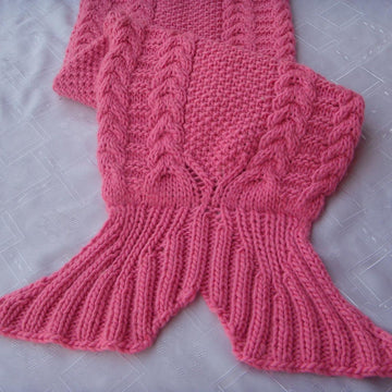 Mermaid tail blanket