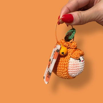 Orange Tuanzi Keychain Crochet Pattern