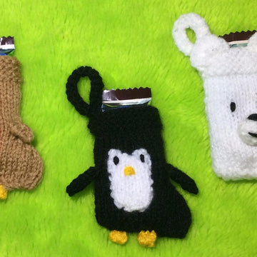 Penguin, Robin, Polar Bear Christmas Stockings