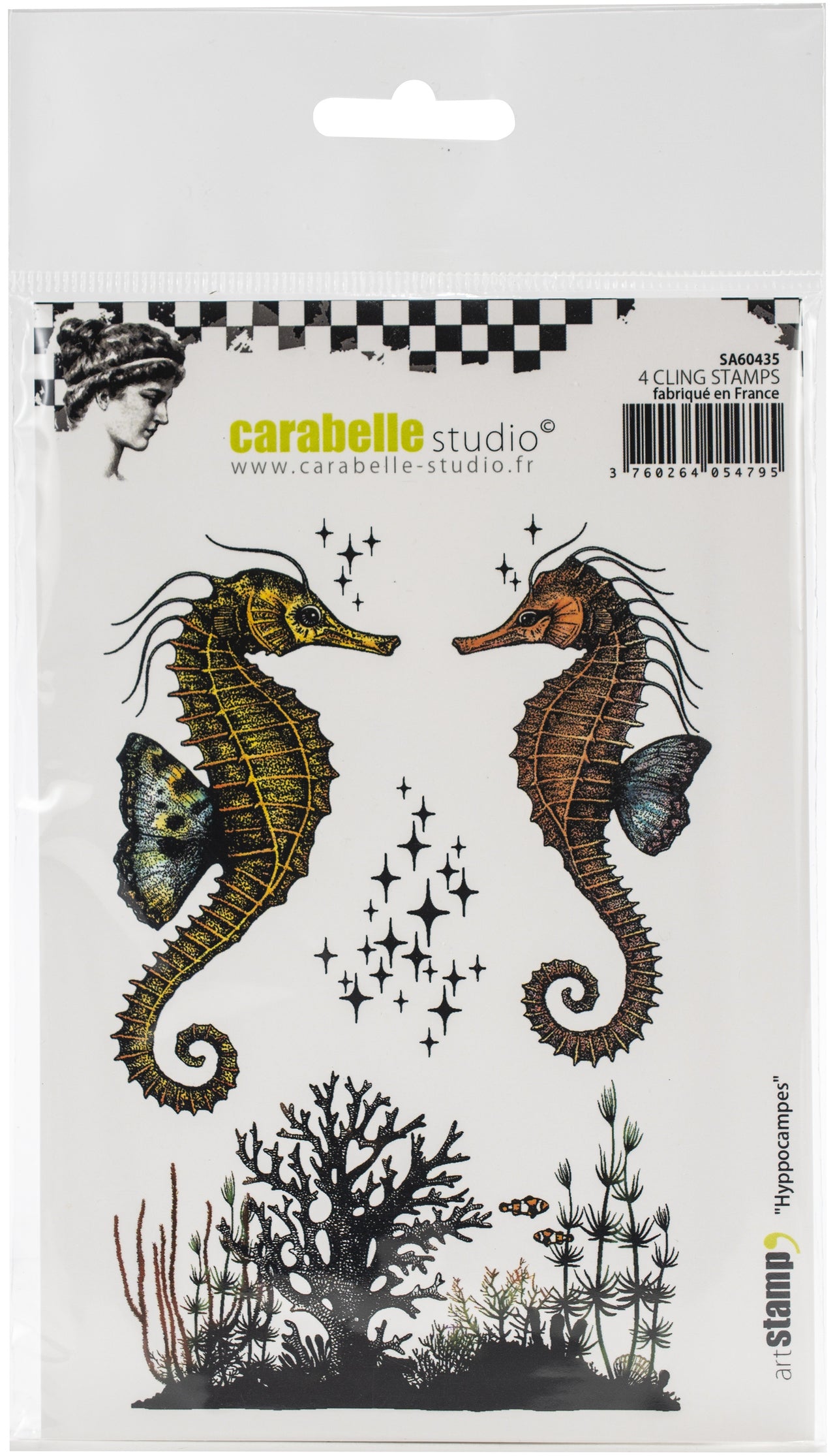 Carabelle Studio Cling Stamp A6 - Seahorses