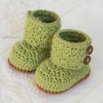 Cashmere Avocado Baby Booties