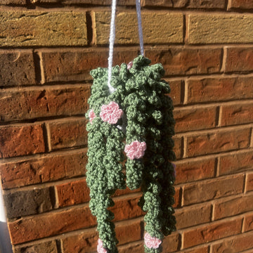 Hanging Plant with Flowers DIGITAL PATTERN