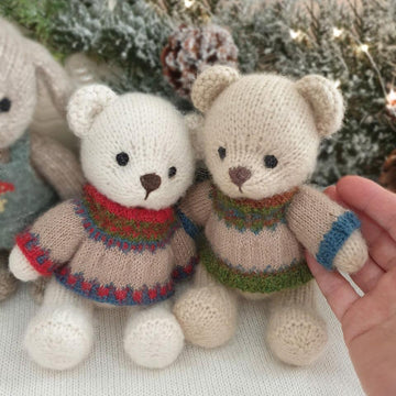 Christmas Sweaters fot Teddy and Bunny