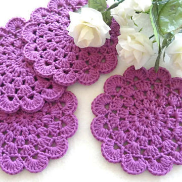 Crochet Pattern Doilies Home Decor Crochet Coaster