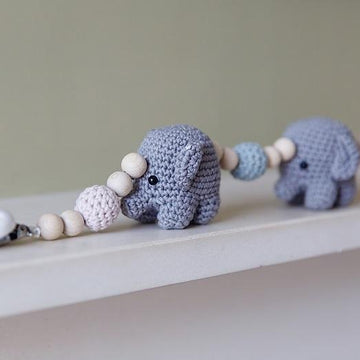 Ellen the Elephant Pram Chain and Rattle