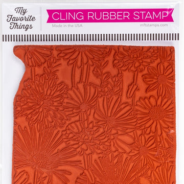 My Favorite Things Background Cling Rubber Stamp 6"X6" - Flower Field