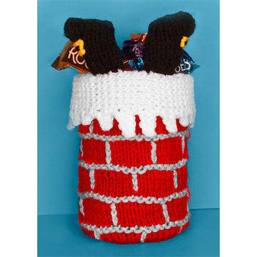 Christmas Chimney Tin Can Cover Holder
