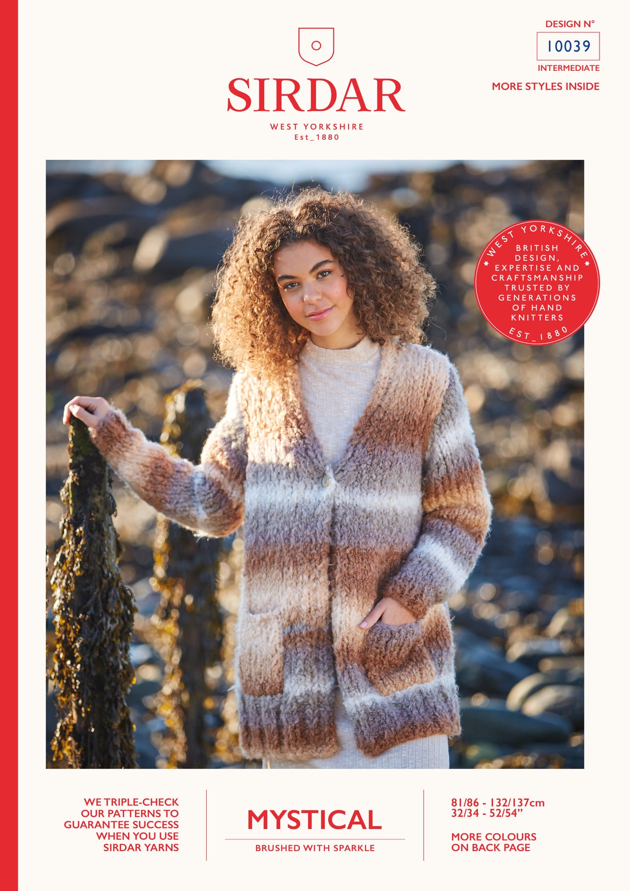 Cardigan in Sirdar Mystical - 10039 - Leaflet