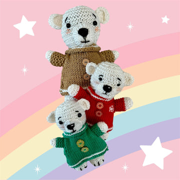 Teddy Bear / Polar Bear Knitting Pattern