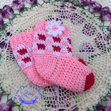 Spring Time Plaid Socks