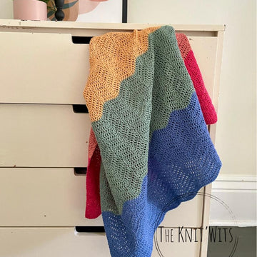 Rainbow Wave Baby Blanket