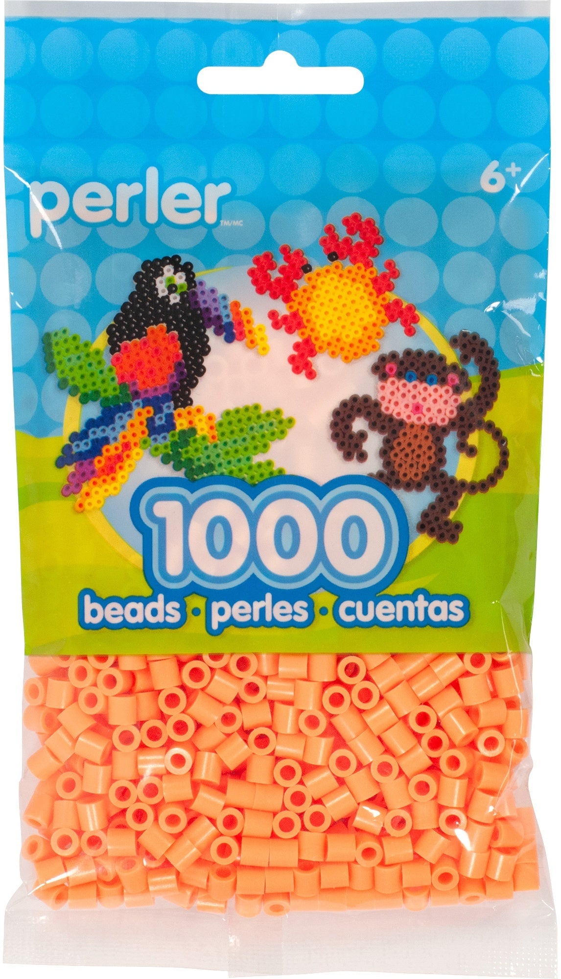 Perler Beads 1,000/Pkg - Apricot