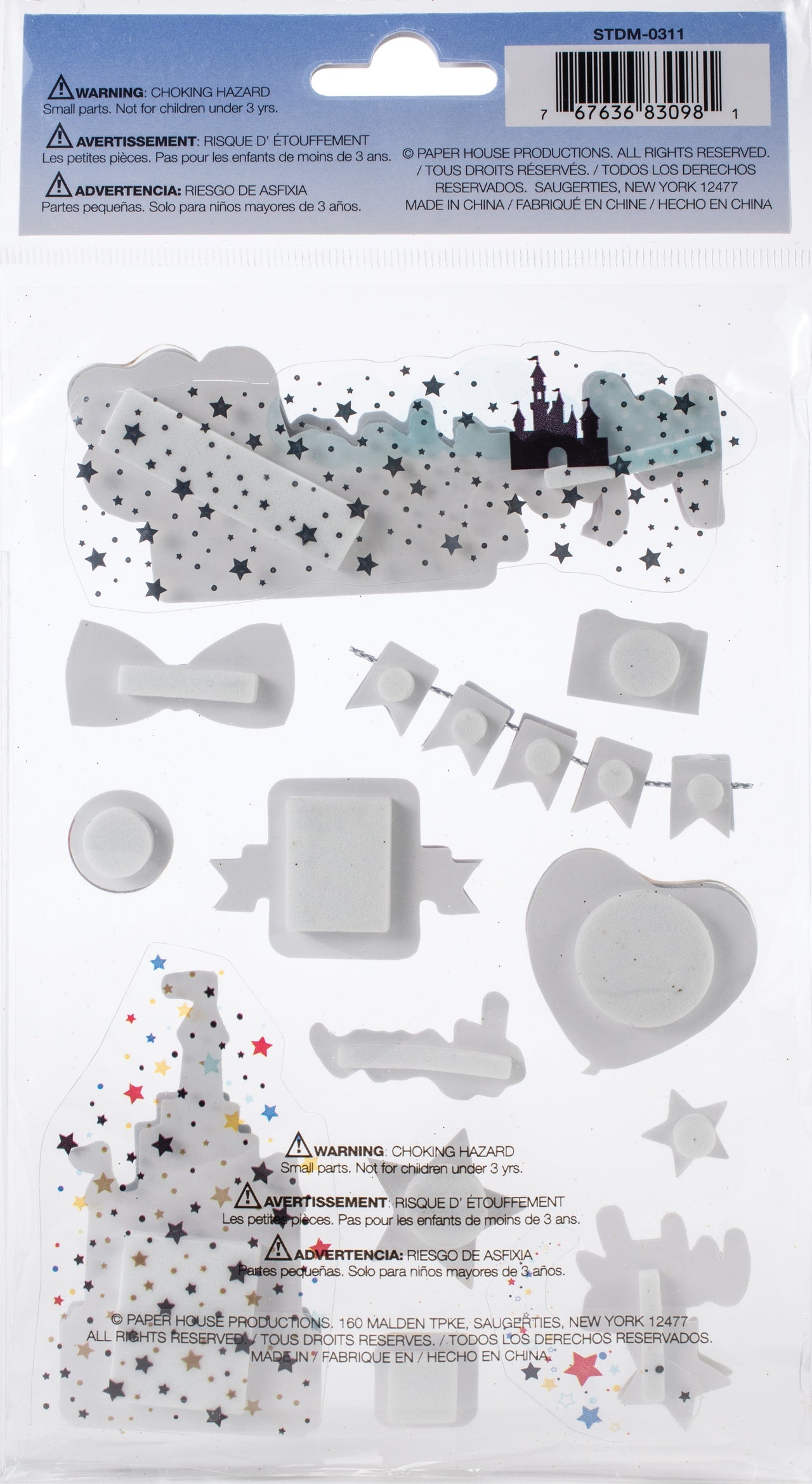 Paper House 3D Stickers - Magical Memories