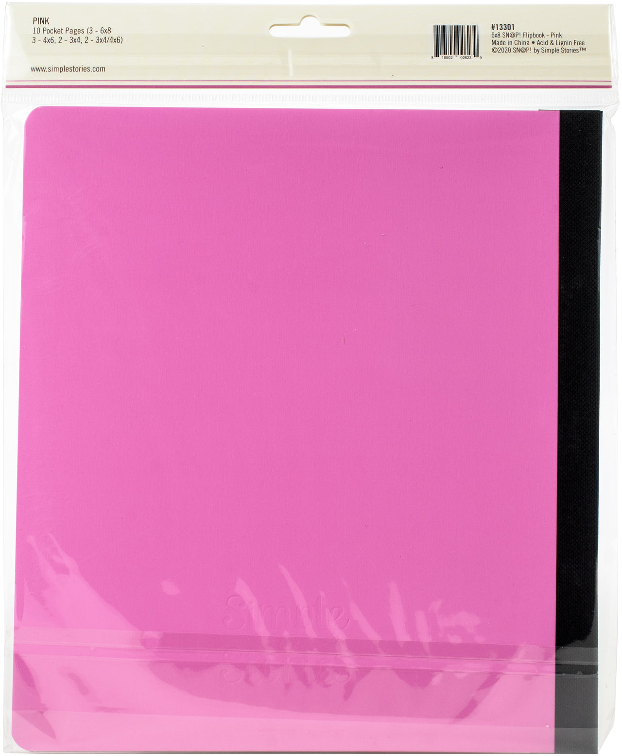 Simple Stories Sn@p! Flipbook 6"X8" - Pink