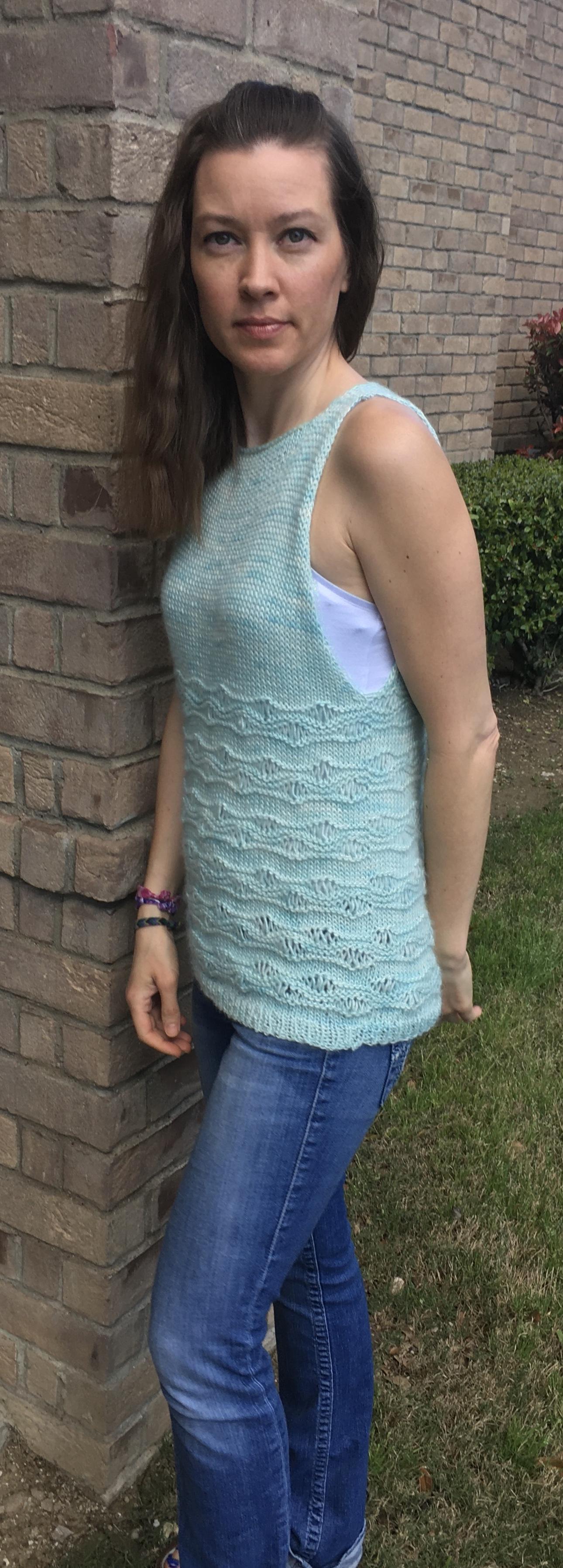 Seafoam Sleeveless Sweater