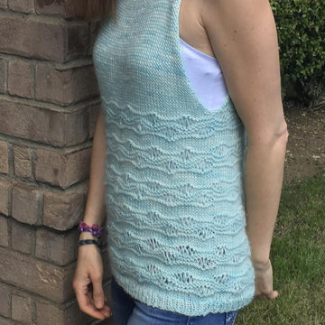 Seafoam Sleeveless Sweater