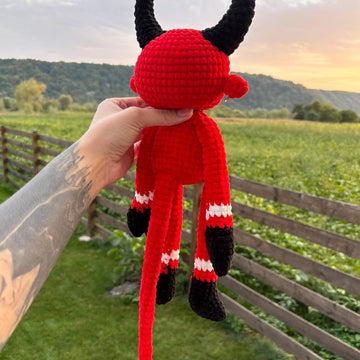 Big Demon with Big Horns | Crochet Pattern | Lucifer, Devil