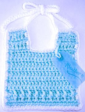 Baby Post Stitch Bib