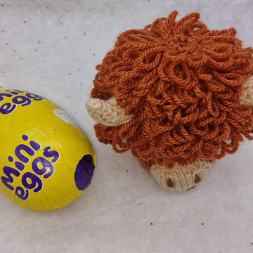 Highland Cow Easter Egg Cosy
