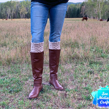 Celtic Cable Boot Toppers