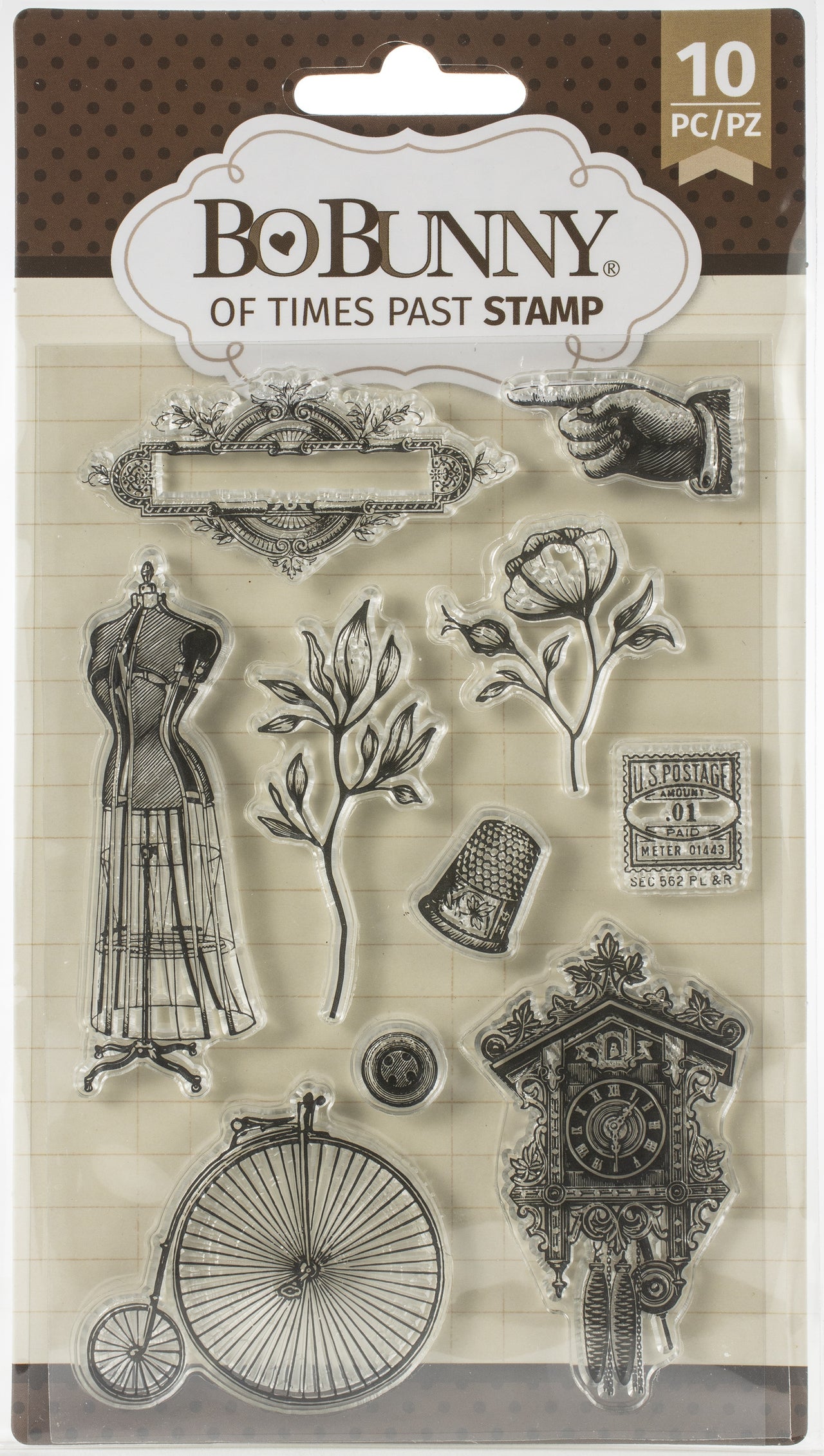 American Crafts BoBunny Stamps - Of Times Past